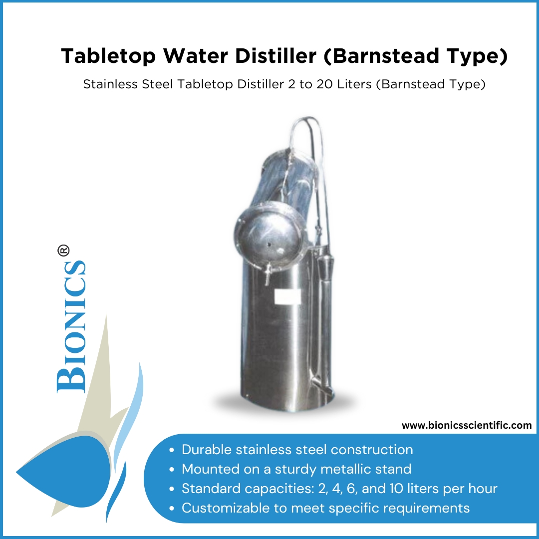 Tabletop Water Distiller (Barnstead Type)